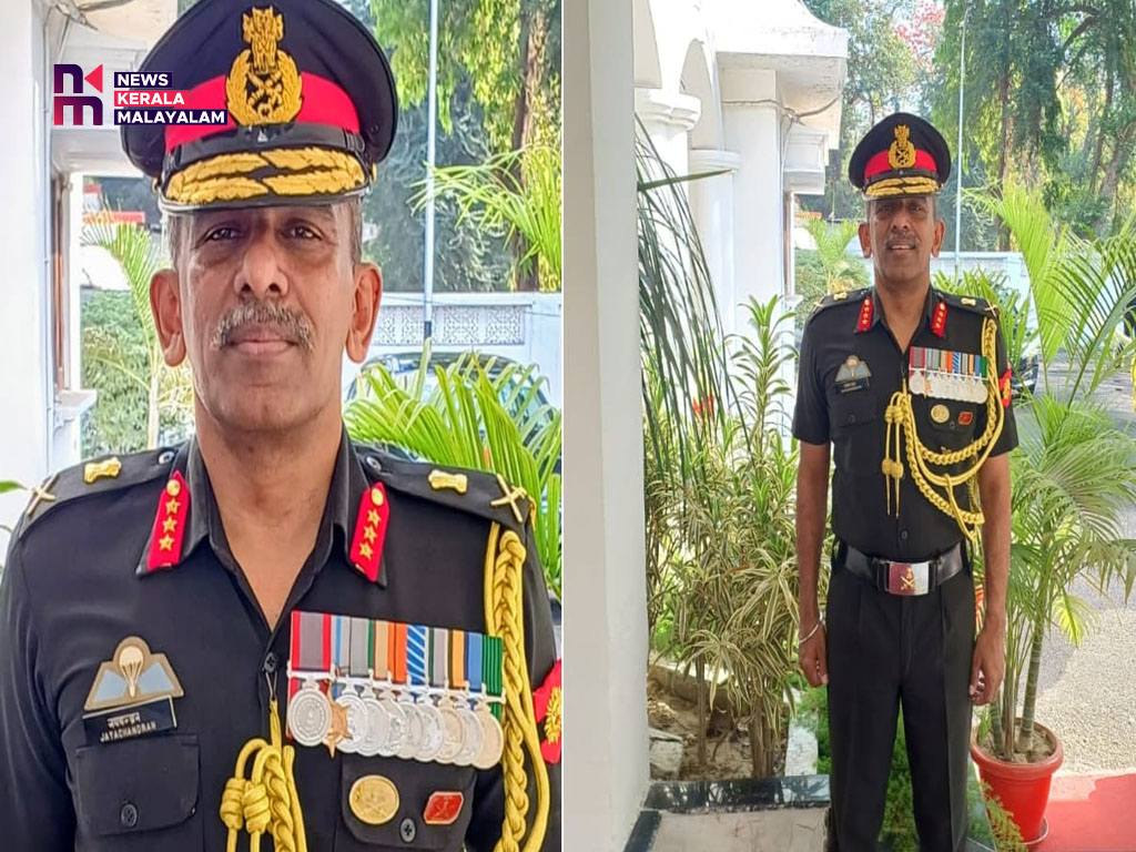 സെന്‍ട്രല്‍ കമാന്‍ഡ് ചീഫ് ഓഫ് സ്റ്റാഫായി ലഫ്. ജനറല്‍ ജയചന്ദ്രന്‍ സ്ഥാനമേറ്റു
