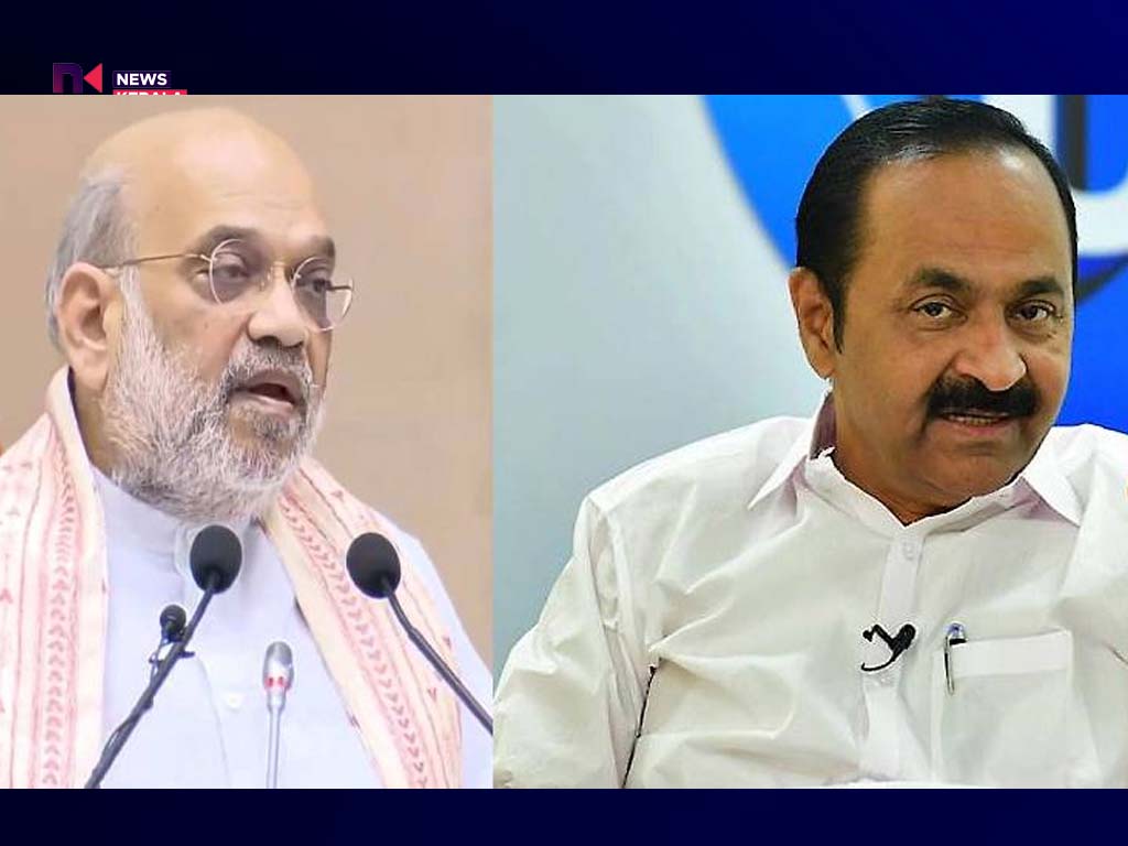 വി.ഡി. സതീശന്‍-അമിത് ഷാ കൂടിക്കാഴ്ച വൈകീട്ട്