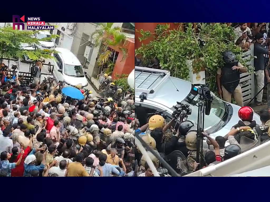 പാലായില്‍ ഷോണ്‍ ജോര്‍ജിന്റെ വീടിന് മുന്നില്‍ സംഘര്‍ഷാവസ്ഥ; പ്രതിഷേധവുമായി ഡിവൈഎഫ്‌ഐ പ്രവര്‍ത്തകർ
