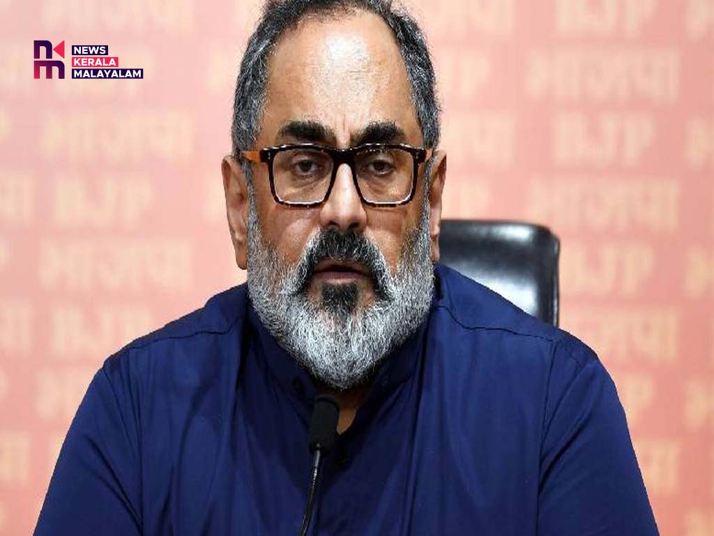 വി ഡി സതീശന് ആശംസ നേർന്ന് രാജീവ് ചന്ദ്രശേഖർ