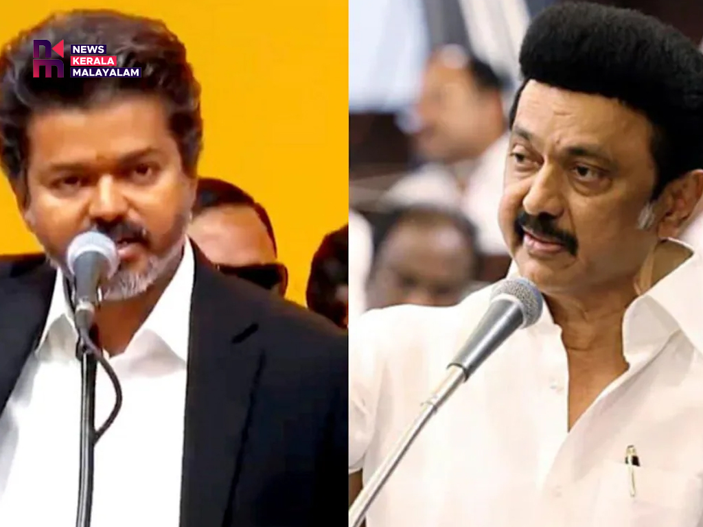 ടിവികെ സർക്കാരിനെ അധികാരത്തിൽ നിന്ന് താഴെയിറക്കാൻ പ്രതിജ്ഞയെടുക്കണമെന്ന് സ്റ്റാലിൻ