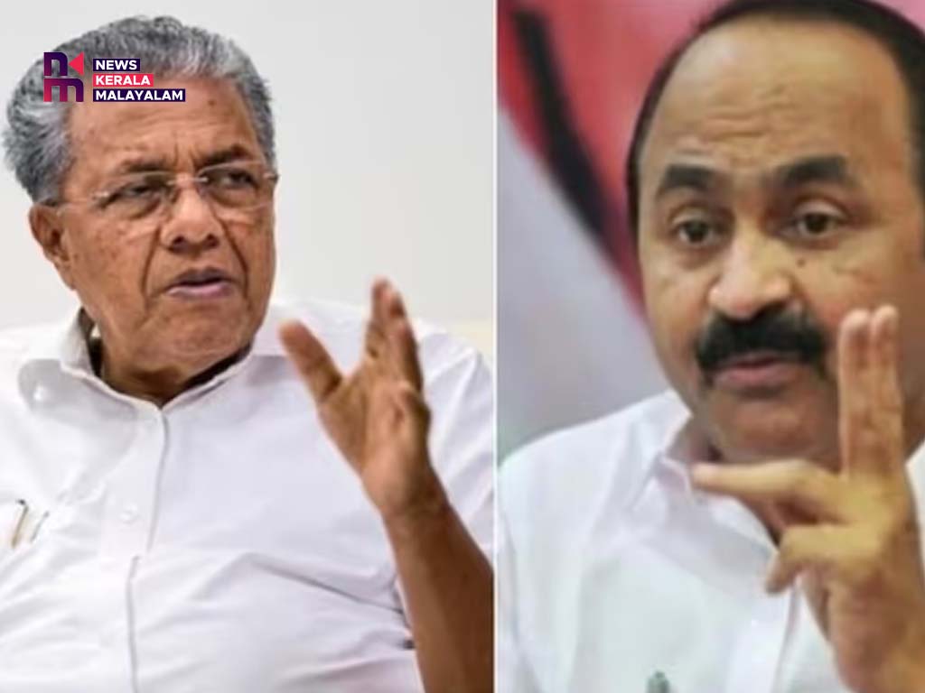 വിഡി – പിണറായി വാക്പോര്